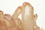 Tangerine Quartz Crystal Cluster - Madagascar #205635-2